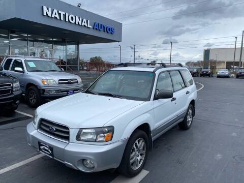 2005 Subaru Forester for sale at National Autos Sales in Sacramento CA