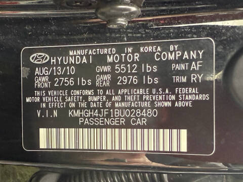 2011 Hyundai Equus Ultimate