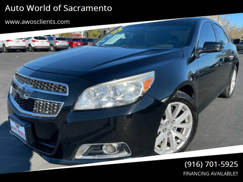 2013 Chevrolet Malibu for sale at Auto World of Sacramento Stockton Blvd in Sacramento CA