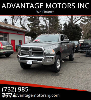 2013 RAM 2500 for sale at ADVANTAGE MOTORS INC in Edison NJ