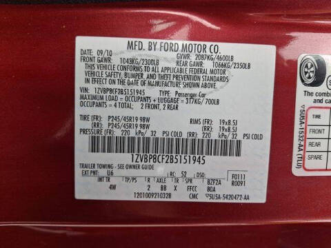 2011 Ford Mustang GT Premium