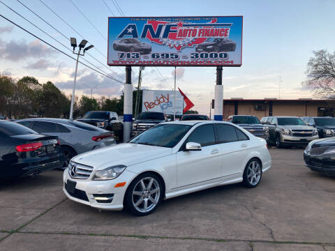 2013 Mercedes-Benz C-Class for sale at ANF AUTO FINANCE in Houston TX