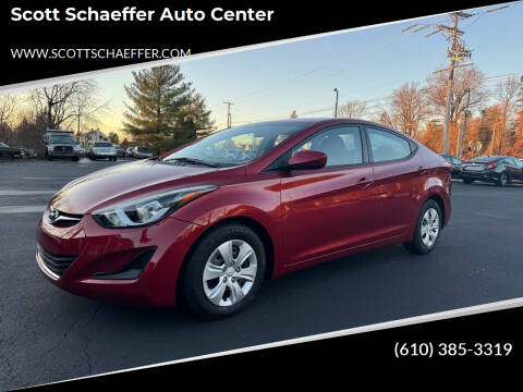 2016 Hyundai Elantra for sale at Scott Schaeffer Auto Center in Birdsboro PA