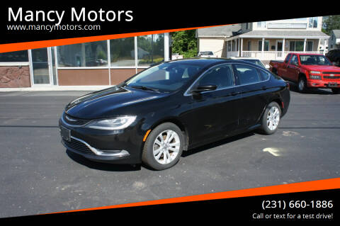 2015 Chrysler 200 for sale at Mancy Motors in Mancelona MI