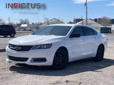 2016 Chevrolet Impala for sale at INVICTUS MOTOR COMPANY in West Valley City UT