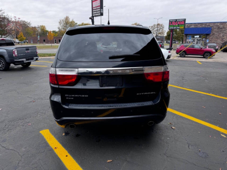 2011 Dodge Durango for sale at Dynasty Auto Sales in Eastpointe, MI