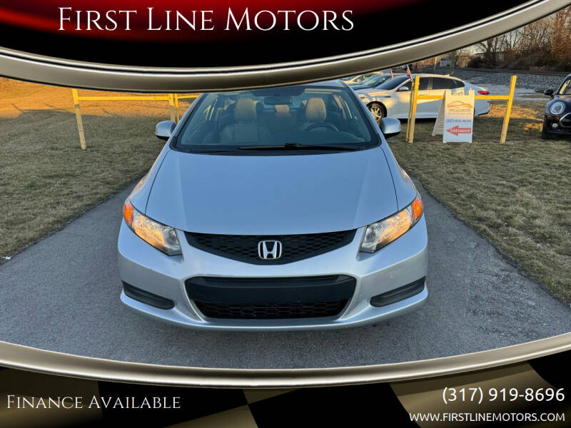 2012 Honda Civic for sale at First Line Motors in Jamestown IN