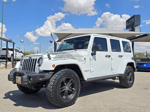 2017 Jeep Wrangler Unlimited for sale at Elite Motors in El Paso TX