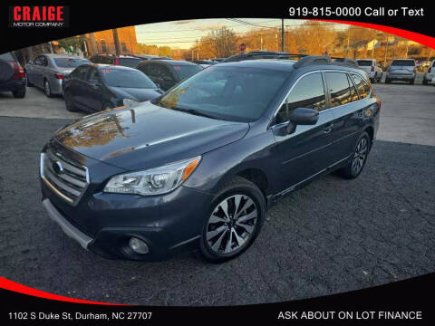 2016 Subaru Outback for sale at CRAIGE MOTOR CO in Durham NC