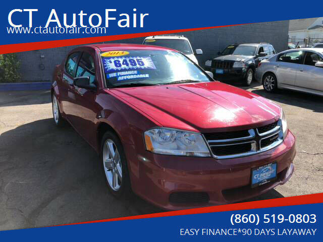 2013 Dodge Avenger for sale at CT AutoFair in West Hartford CT