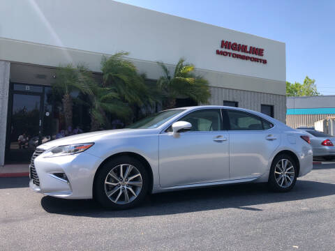 2017 Lexus ES 300h for sale at HIGH-LINE MOTOR SPORTS in Brea CA