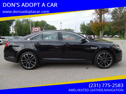 2019 Ford Taurus for sale at DON'S ADOPT A CAR in Cadillac MI