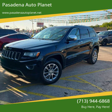 2015 Jeep Grand Cherokee for sale at Pasadena Auto Planet in Houston TX