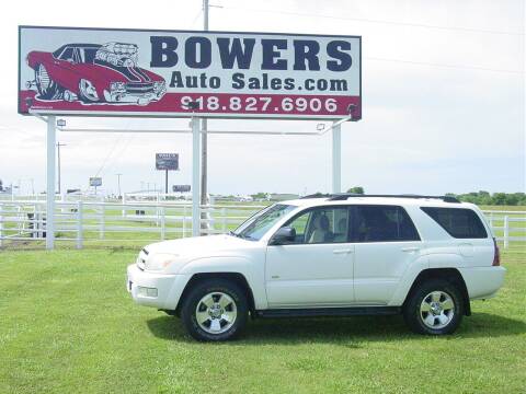 2004 Toyota 4Runner for sale at BOWERS AUTO SALES in Mounds OK