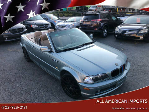 2002 BMW 3 Series for sale at All American Imports in Alexandria VA