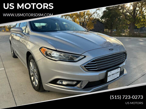 2017 Ford Fusion for sale at US MOTORS in Des Moines IA