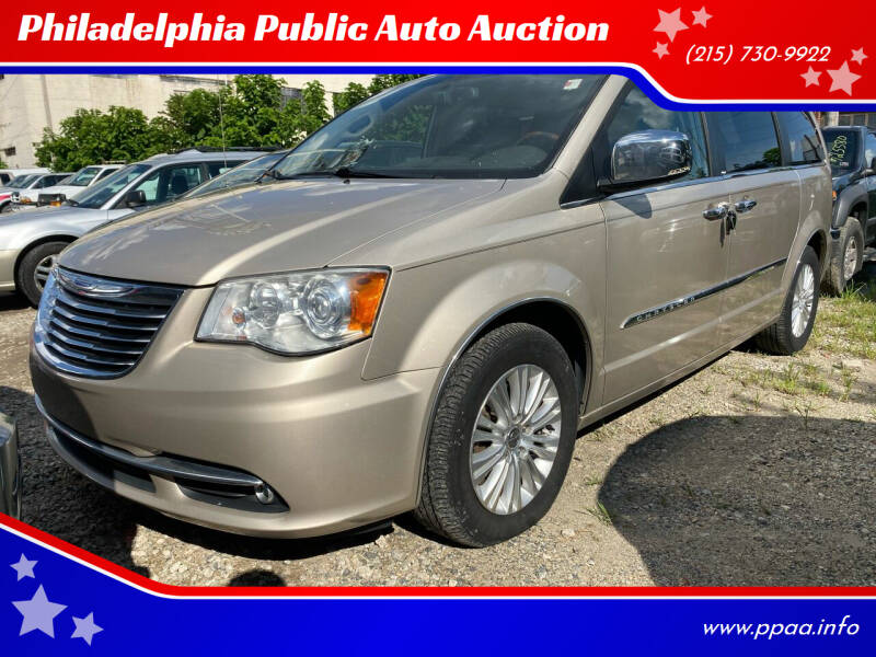 2012 Chrysler Town and Country for sale at Philadelphia Public Auto Auction in Philadelphia PA