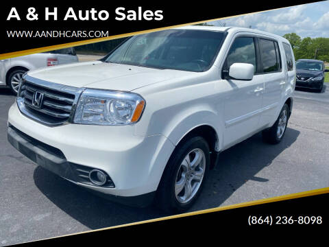 2013 Honda Pilot for sale at A & H Auto Sales in Greenville SC