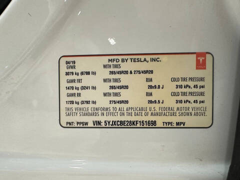 2019 Tesla Model X Long Range