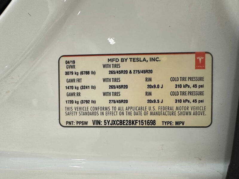2019 Tesla Model X Long Range
