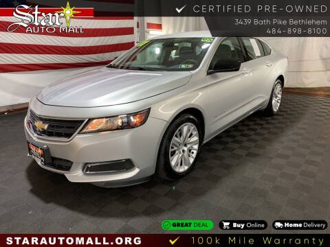 2017 Chevrolet Impala for sale at STAR AUTO MALL 512 in Bethlehem PA