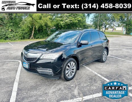 2016 Acura MDX for sale at Imperial Auto Finance in Imperial MO