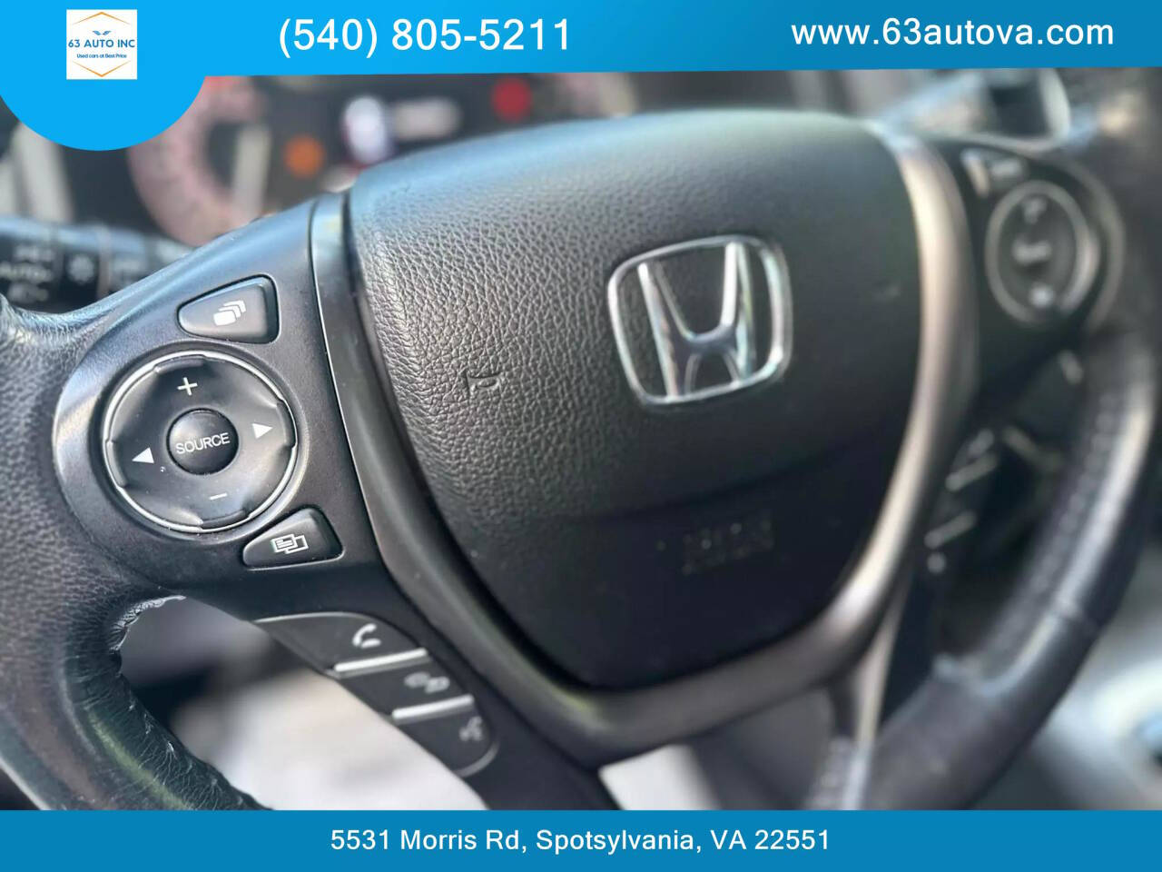 2016 Honda Pilot for sale at 63 Auto Inc in Spotsylvania, VA