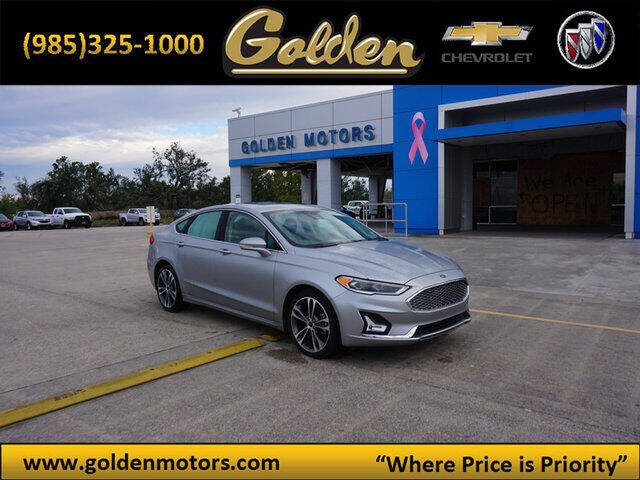 2020 Ford Fusion for sale at GOLDEN MOTORS in Cut Off LA
