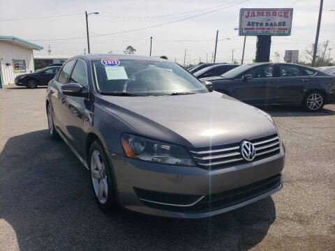 2013 Volkswagen Passat for sale at Jamrock Auto Sales of Panama City in Panama City FL