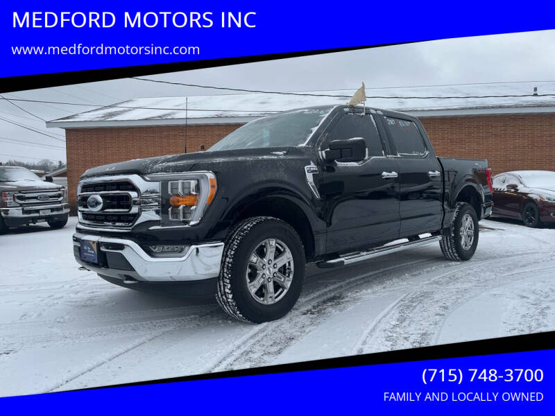 2021 Ford F-150 for sale at MEDFORD MOTORS INC in Medford WI