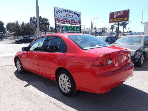 2004 Honda Civic for sale at Goleta Motors in Goleta CA
