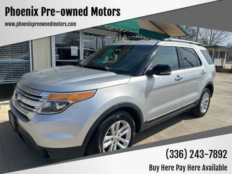 2013 Ford Explorer for sale at Phoenix Pre-owned Motors in Lexington NC