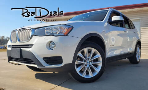 2015 BMW X3 for sale at Real Deals of Florence, LLC in Effingham SC
