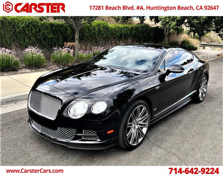 2013 Bentley Continental for sale at CARSTER in Huntington Beach CA