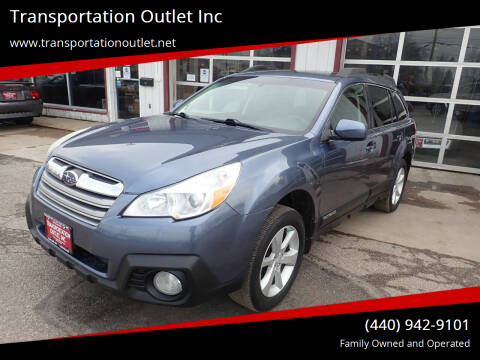 2013 Subaru Outback for sale at Transportation Outlet Inc in Eastlake OH