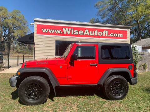 2017 Jeep Wrangler for sale at WISE AUTO SALES in Ocala FL