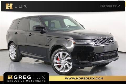 2018 Land Rover Range Rover Sport for sale at HGREG LUX EXCLUSIVE MOTORCARS in Pompano Beach FL