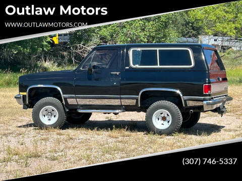 1991 Chevrolet Blazer for sale at Outlaw Motors in Newcastle WY