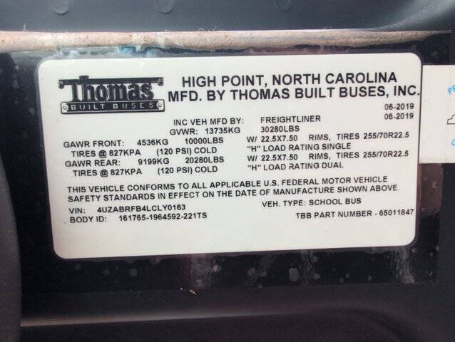 2020 Freightliner B2 Chassis