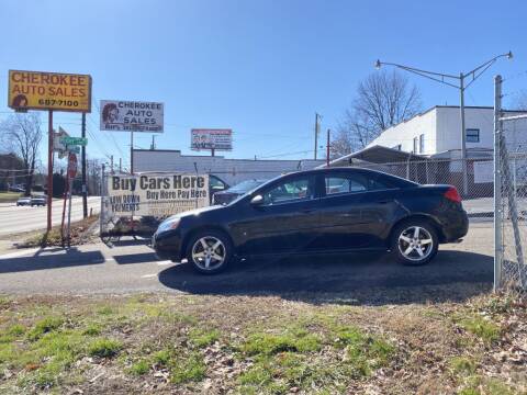 2008 Pontiac G6 for sale at Cherokee Auto Sales in Knoxville TN