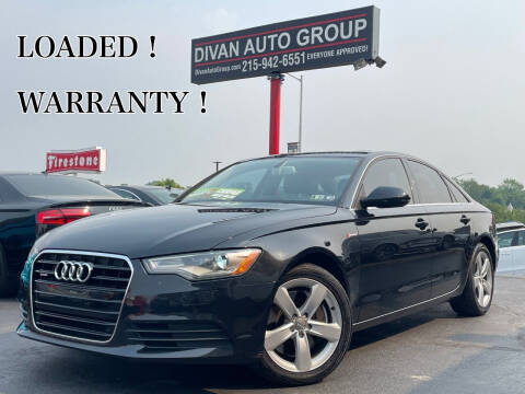 2012 Audi A6 for sale at Divan Auto Group in Feasterville Trevose PA