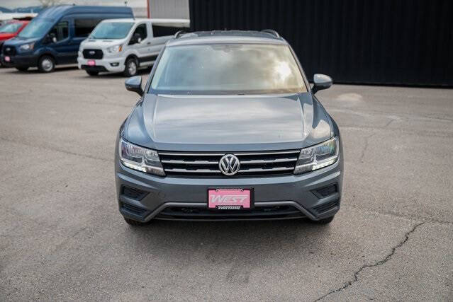 Used 2021 Volkswagen Tiguan SE with VIN 3VV2B7AXXMM020834 for sale in Preston, ID