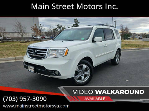 2015 Honda Pilot for sale at Main Street Motors Inc. in Chantilly VA