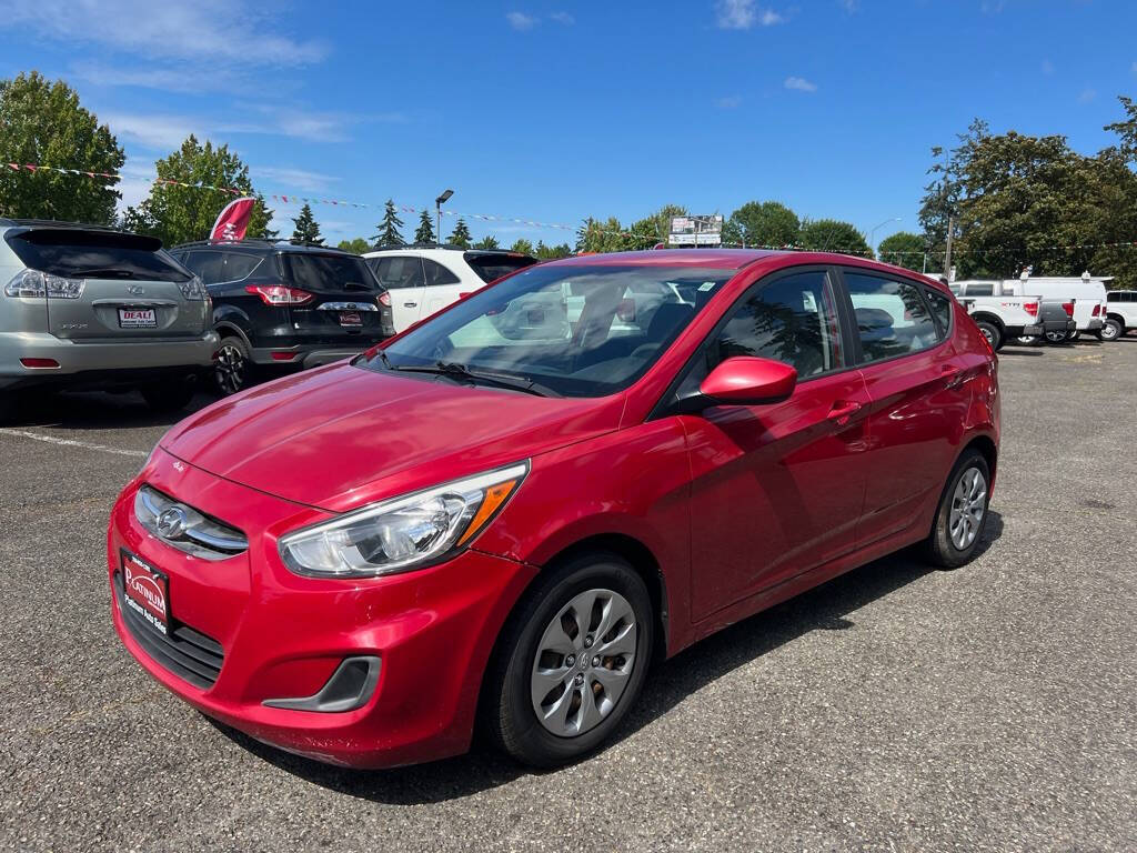 2017 Hyundai ACCENT for sale at PLATINUM AUTO SALES INC in Lacey, WA