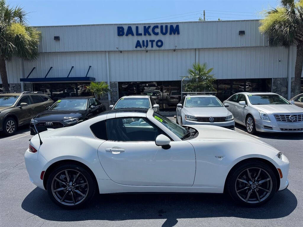 White 2019 Mazda MX-5 Miata RF Grand Touring Convertible Grand Touring 2dr Convertible 6M 1