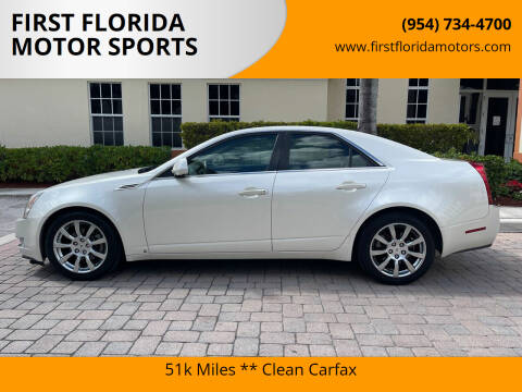 2008 Cadillac CTS for sale at FIRST FLORIDA MOTOR SPORTS in Pompano Beach FL