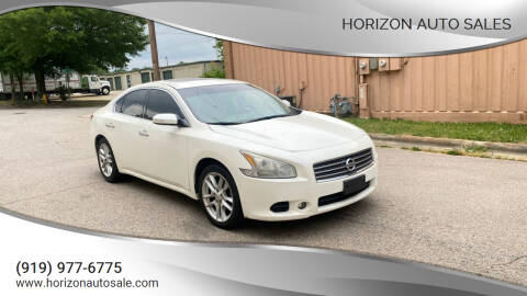 2009 Nissan Maxima for sale at Horizon Auto Sales in Raleigh NC