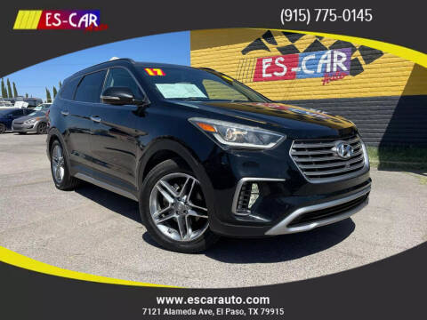 2017 Hyundai Santa Fe for sale at Escar Auto - 9809 Montana Ave Lot in El Paso TX