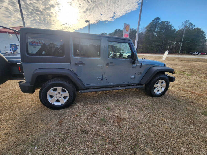 2014 Jeep Wrangler Unlimited for sale at Sandhills Motor Sports LLC in Laurinburg NC