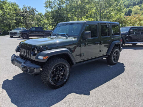 2022 Jeep Wrangler Unlimited for sale at KUNTZ MOTOR COMPANY INC in Mahaffey PA